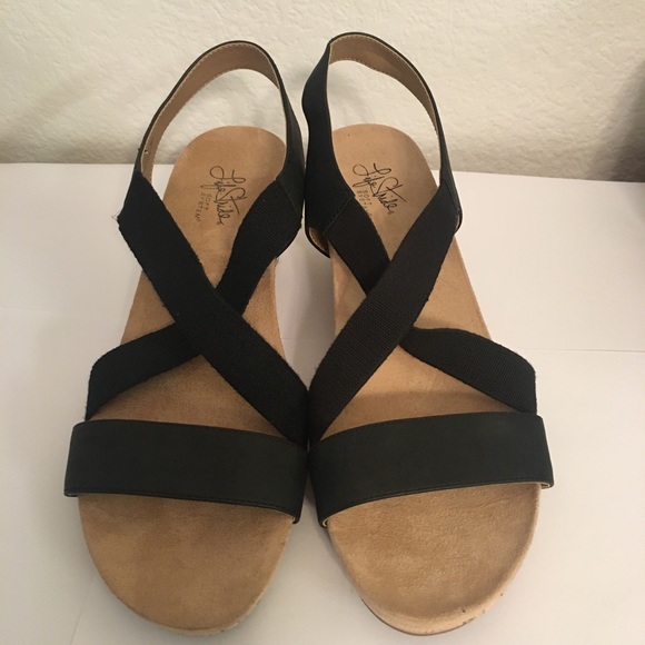 lifestride milly wedge sandal